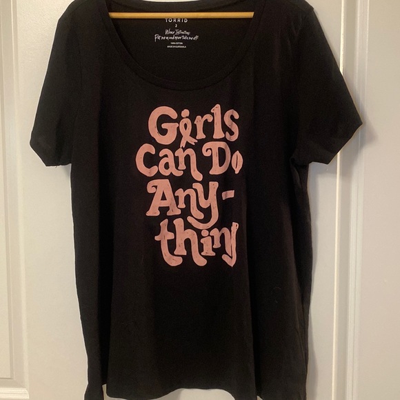 Torrid. Black. Size 2. Graphic Tee - Picture 1 of 3